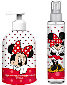 Conjunto Perfume Spray & Sabonete Minnie 500ml