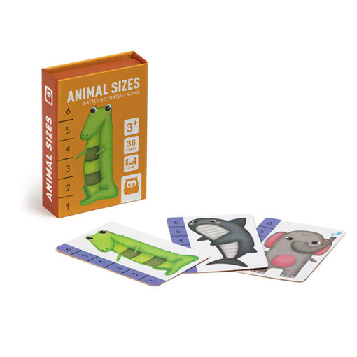 Jogo de Cartas - Animal Sizes - EKids