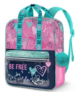 Mochila Azul e Rosa - Be Free - Oh My Pop