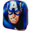 Mochila Infantil Cor Azul c/ Cara Capitão América em 3D - Avengers