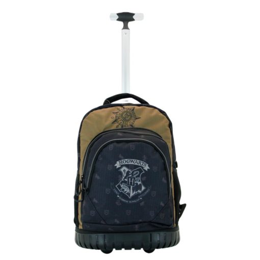 Trolley Escolar Preto e Dourado "Howgarts" - Harry Potter