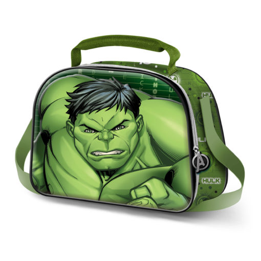 Lancheira Oval Hulk 3D Verde "Challenge" - Avengers