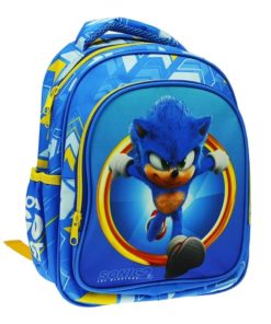 Mochila de Infantário Azul e Amarela Gotta Go Faster - Sonic