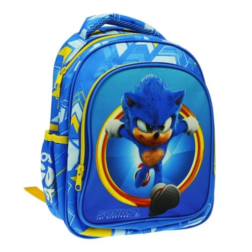 Mochila de Infantário Azul e Amarela Gotta Go Faster - Sonic