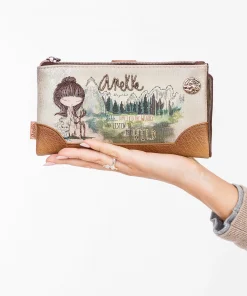 Carteira Grande com Bolsa Porta Cartões Floresta Canada - Anekke