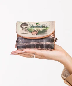 Porta Moedas em Bolsa com Pala Floresta Canada - Anekke