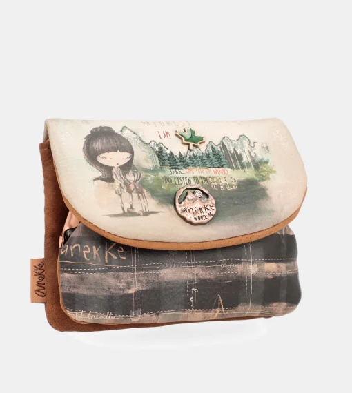 Porta Moedas em Bolsa com Pala Floresta Canada - Anekke
