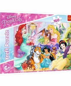 Puzzle 160 Peças Princesas e Amigos - Disney Princess