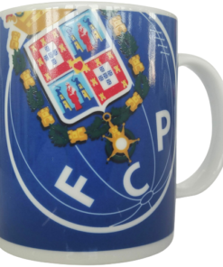 Caneca Leite Azul c/ Logo na Diagonal - FCP
