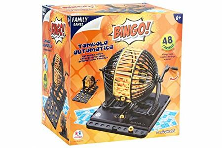 Jogo Bingo Grande c/ 48 Cartas e 90 Números c/ Tômbola - Family Games