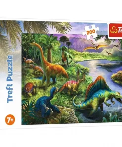 Puzzle 200 peças Dinossauros Trefl