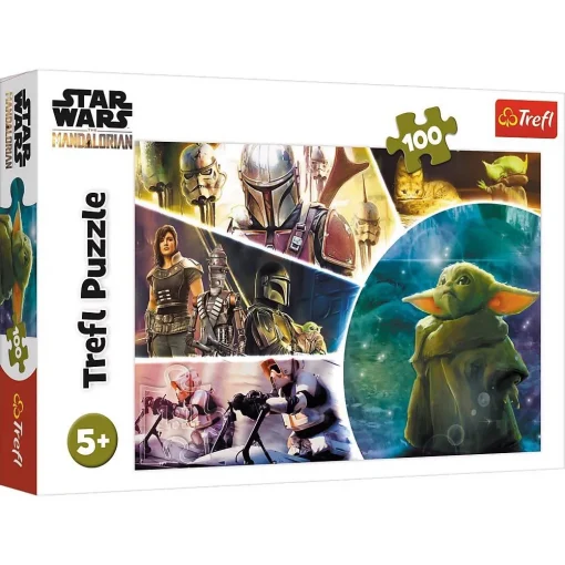 Puzzle "The Mandalorian" Baby Yoda 100 peças - Star Wars