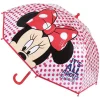 Guarda Chuva Transparente c/ Minnie e Bolinhas vermelhas 45cm - Minnie
