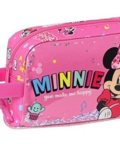 Lancheira Térmica de Mão Rosa "Lucky" - Minnie