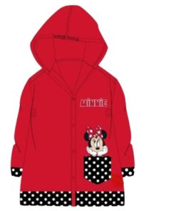 Capa de Chuva Vermelha Minnie com Bolso (98/104) - Minnie
