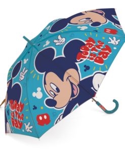 Guarda-Chuva Automático Mickey 48cm Azul e Vermelho - Minnie