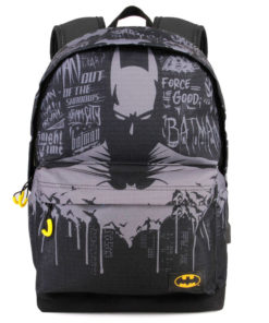 Mochila Escolar Preta c/ Bolso Frontal 