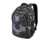 Mochila Escolar Preta c/ 3 Bolsos "Gotham" - Batman