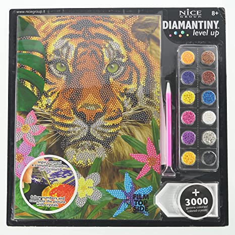 Pintura de Diamante Tigre "Level Up" - Nice