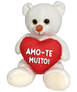 Urso C/ Coração "Amo-Te Muito!" 15cm