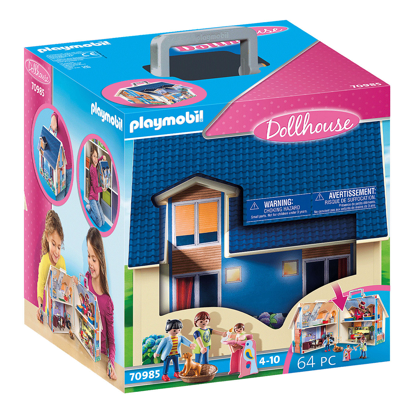 Casa de Bonecas Em Mala (64 pcs) - Dollhouse - Playmobil