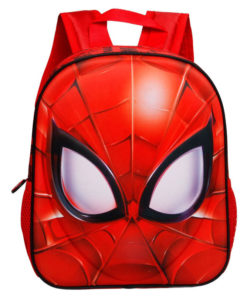 Mochila Infantill 3D Vermelha "Face" - Spiderman