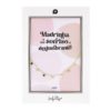 Colar de Aço Estrelas "Madrinha, o teu sorriso é deslumbrante" - Lovely Story