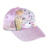 Boné Rosa C/ Todos os Personagens e Pala de Purpurina  - Peppa Pig