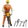 Figura Operário de Construção com Acessórios - Bruder