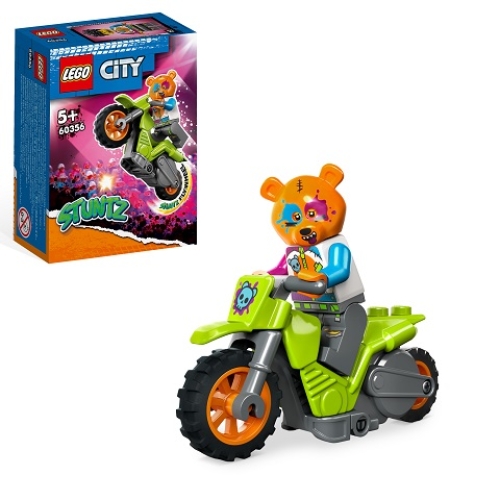 Mota de Acrobacias do Urso (10 pcs) - City Stuntz - Lego