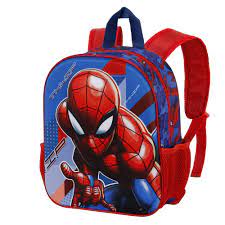 Mochila Spiderman Vermelha 3D "Skew" - Spiderman