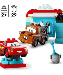 Divertida Lavagem de Carros de Faísca McQueen e Mate (29pcs) - Duplo - Lego