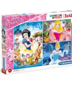 Puzzle Disney Princesas (60 pcs - 33,5 x 23.5 cm) - Clementoni