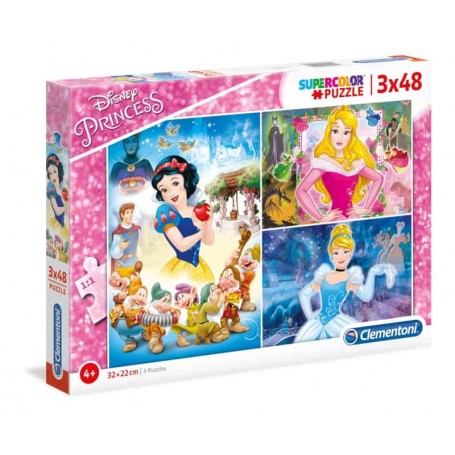 Puzzle Disney Princesas (60 pcs - 33,5 x 23.5 cm) - Clementoni