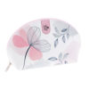 Necessaire Oval Branco e Rosa - Lovely Story