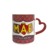 Caneca Rosa com Asa Coração "És Tudo Para Mim" - Mãe