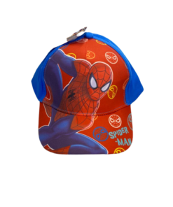 Boné Azul e Pala Vermelha com Carimbos (52) - Spiderman