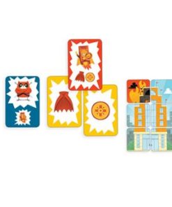 Jogo de Carta de Memória e Cooperação Hero Town - Djeco