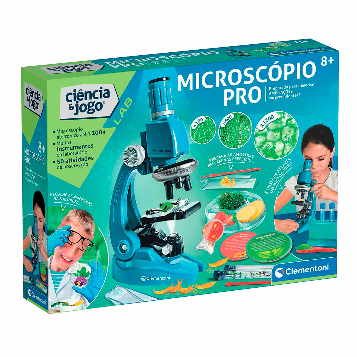 Ciência e Jogo - Microscópio Pro - Clementoni