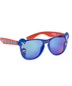 Óculos de Sol Azuis e Vermelhos Espelhados - Sonic