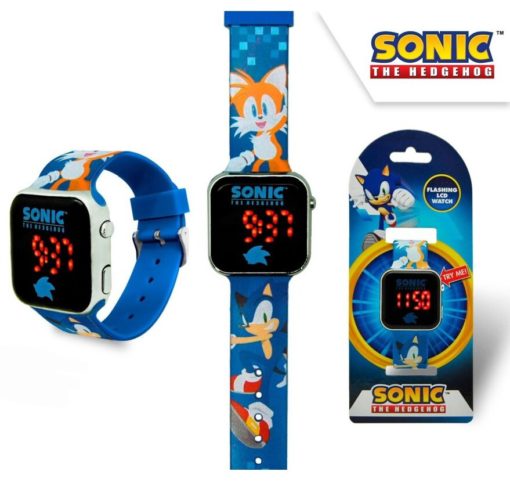 Relógio Digital Led Watch Sonic e Tails - Sonic