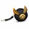 Porta Moedas Oval c/ Porta Chaves Snitch Dourada - Harry Potter