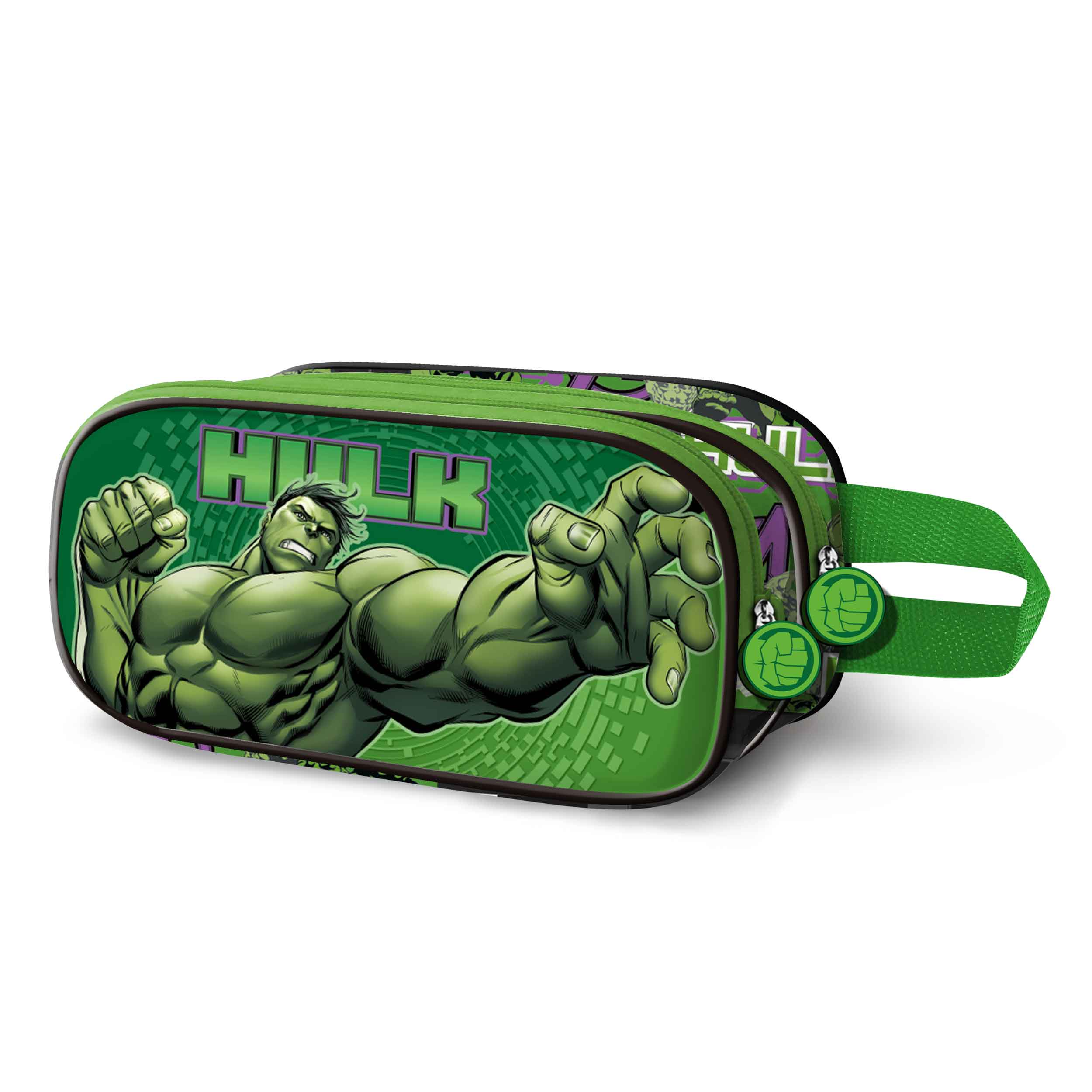 Estojo Oval Duplo 3D Hulk "Destroyer" - Hulk