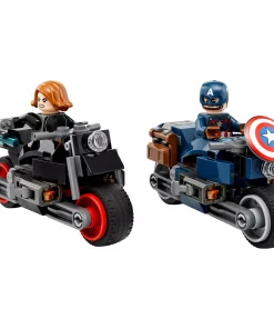 Motos de Black Widow e Capitão América (130 pcs) - Marvel - Lego