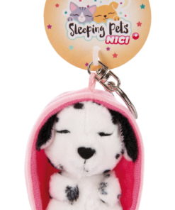 Porta-Chaves Cão Dalmata em Cesto (10 cm) "Sleeping Pets" - Nici