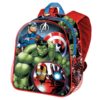 Mochila Infantil 3D c/ 3 Personagens "Superhero" - Avengers
