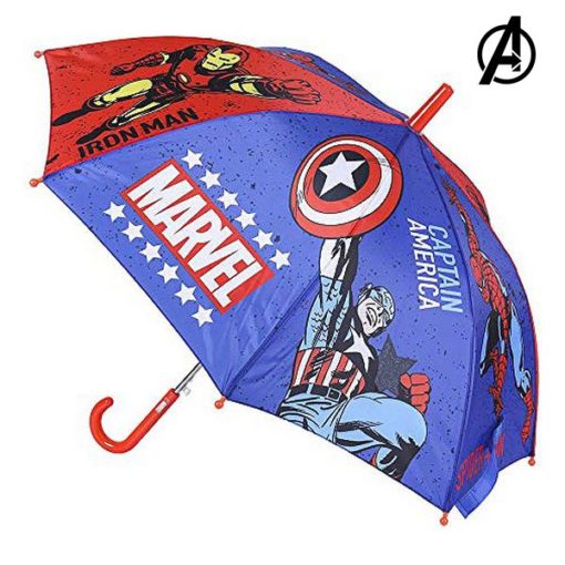 Guarda Chuva Automático Homem Aranha e Capitão América 45cm - Marvel
