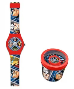 Relógio Analógico em Caixa Metálica - Avengers
