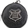 Porta Moedas Redondo Cookie Preto Hogwarts - Harry Potter