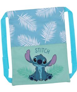 Saco de Desporto Pequeno Azul e Verde "Joy Palms" - Lilo & Stitch